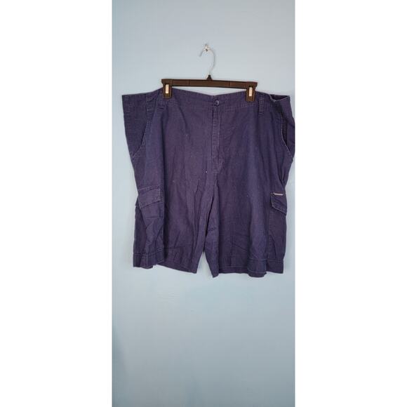 Rocawear Other - Mens Size 46 Rocawrar Navy Blue Cargo Shorts Lightweight Flat Front